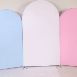 6ft Baby Blue Backdrop Panel, 7ft White Backdrop Panel, 6ft Baby Pink Backdrop Panel